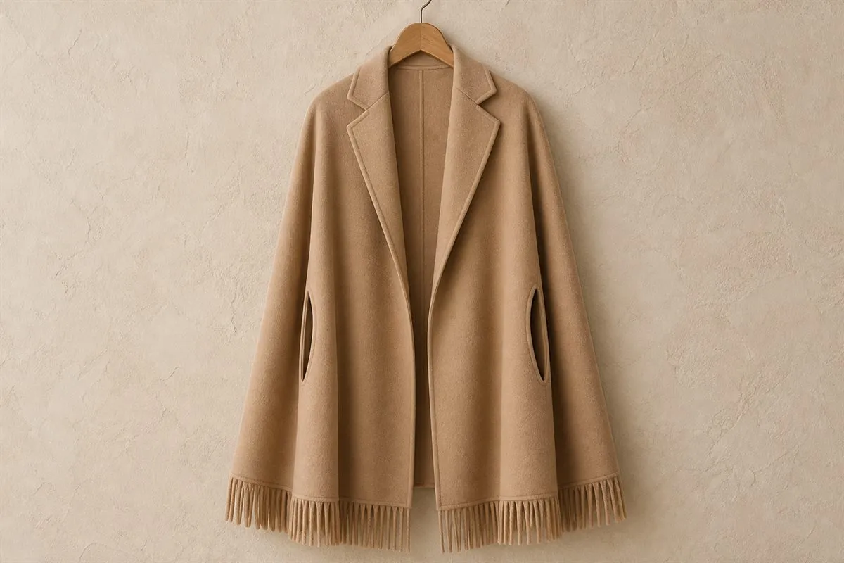 Cape Oversize en Pure Laine — Iconic