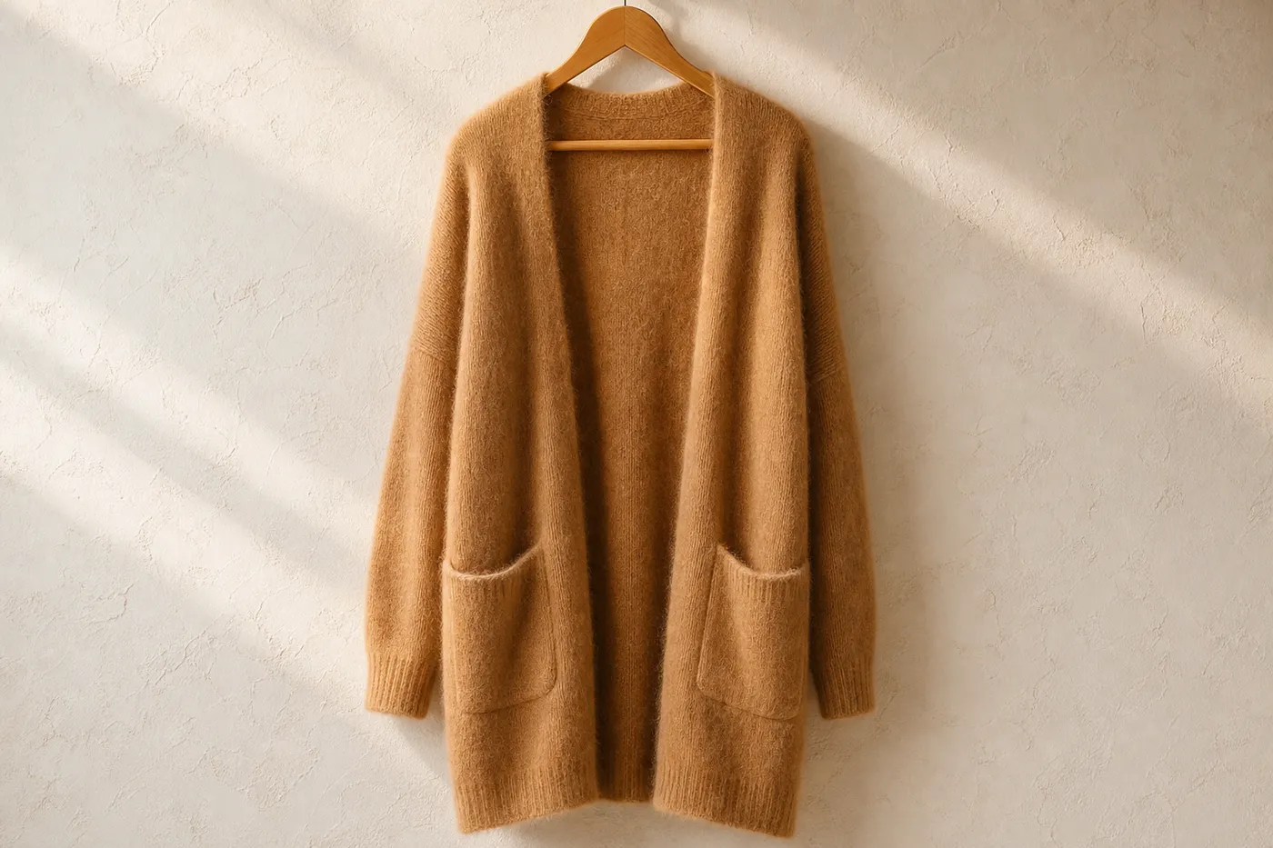 Signature Long Mohair Cardigan