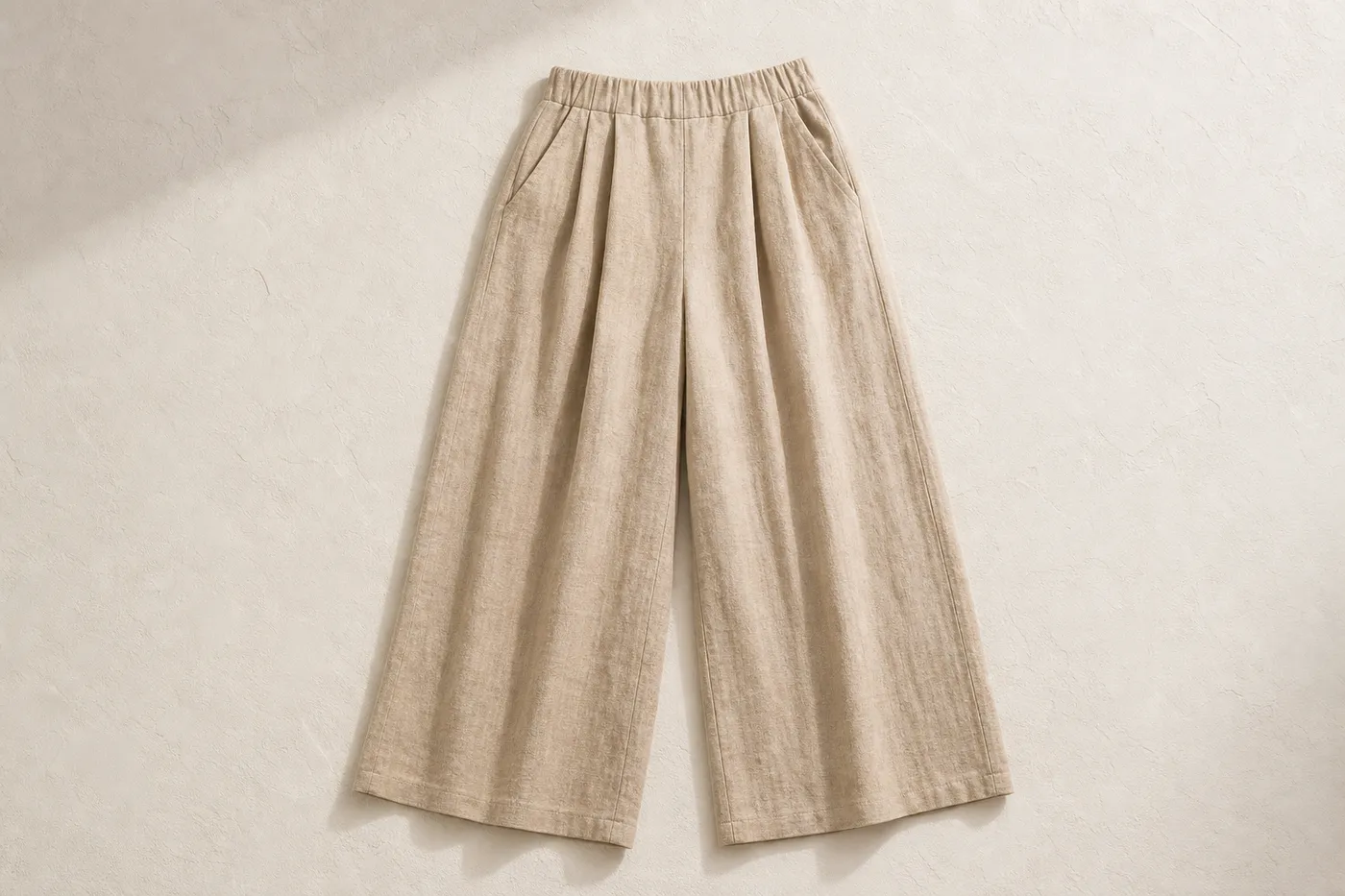 Signature Linen Palazzo Trousers Limited Edition