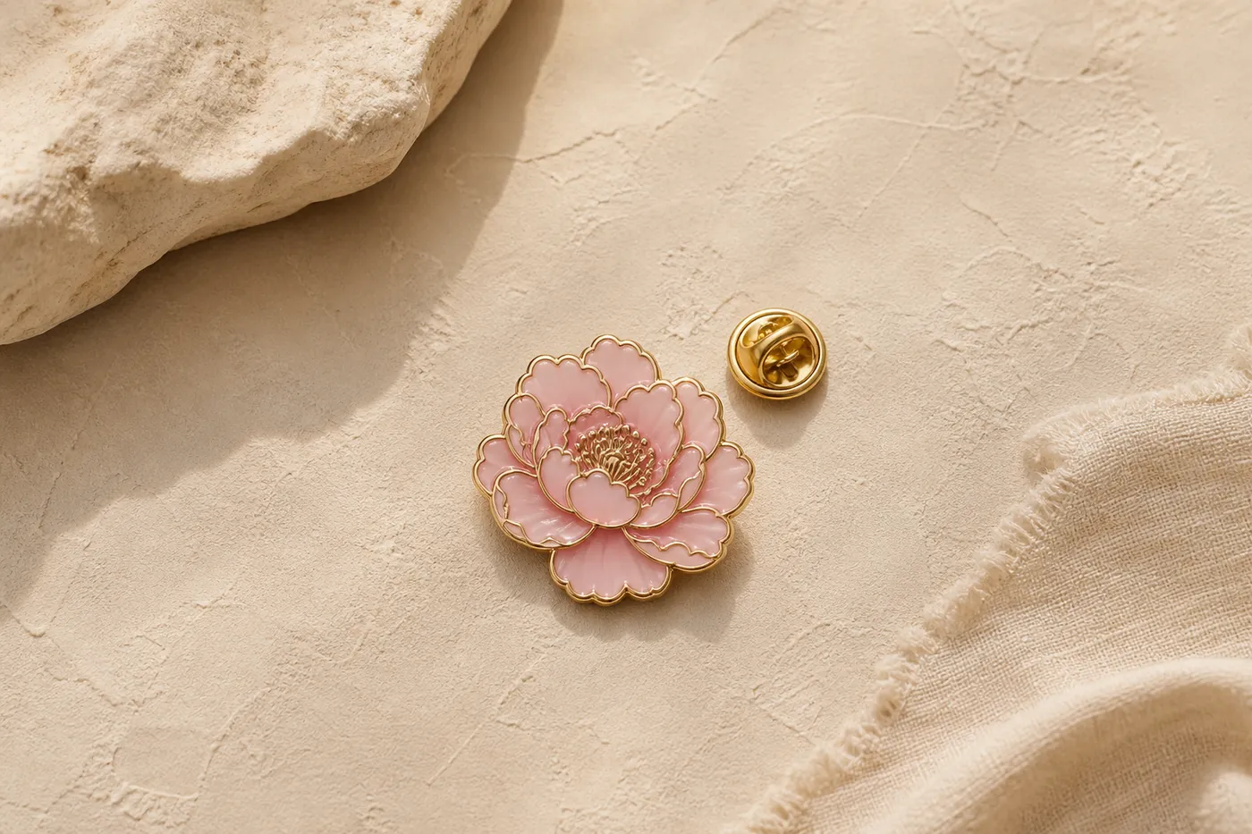 Iconic Enamel Flower Pin