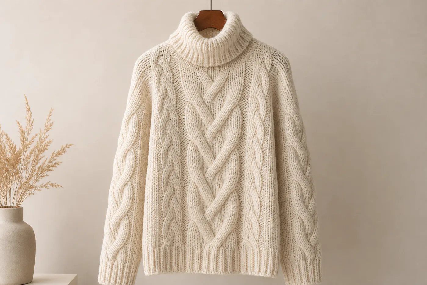 Iconic Cable-Knit Wool Jumper — Iconic
