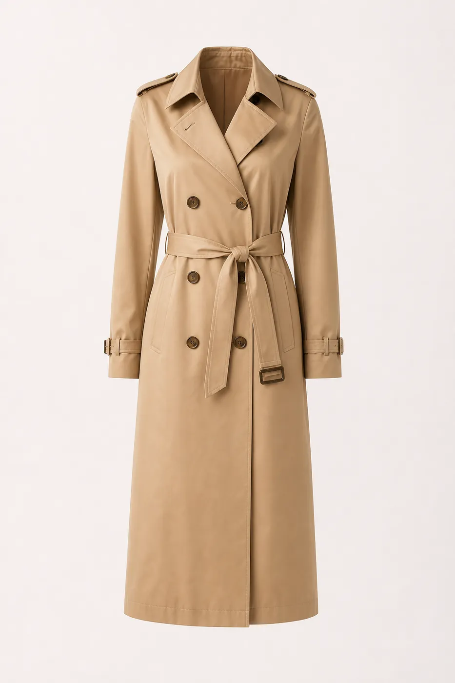 Long Coated Cotton Trench Limited Edition